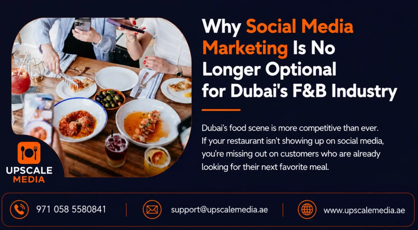 Social Media Marketing Essential for Dubai’s F&B Scene